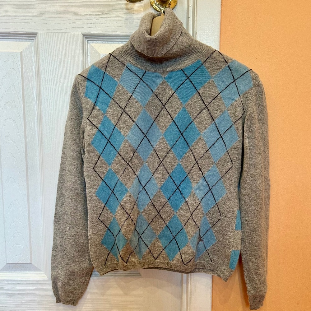 Burberry turtleneck merino sweater M